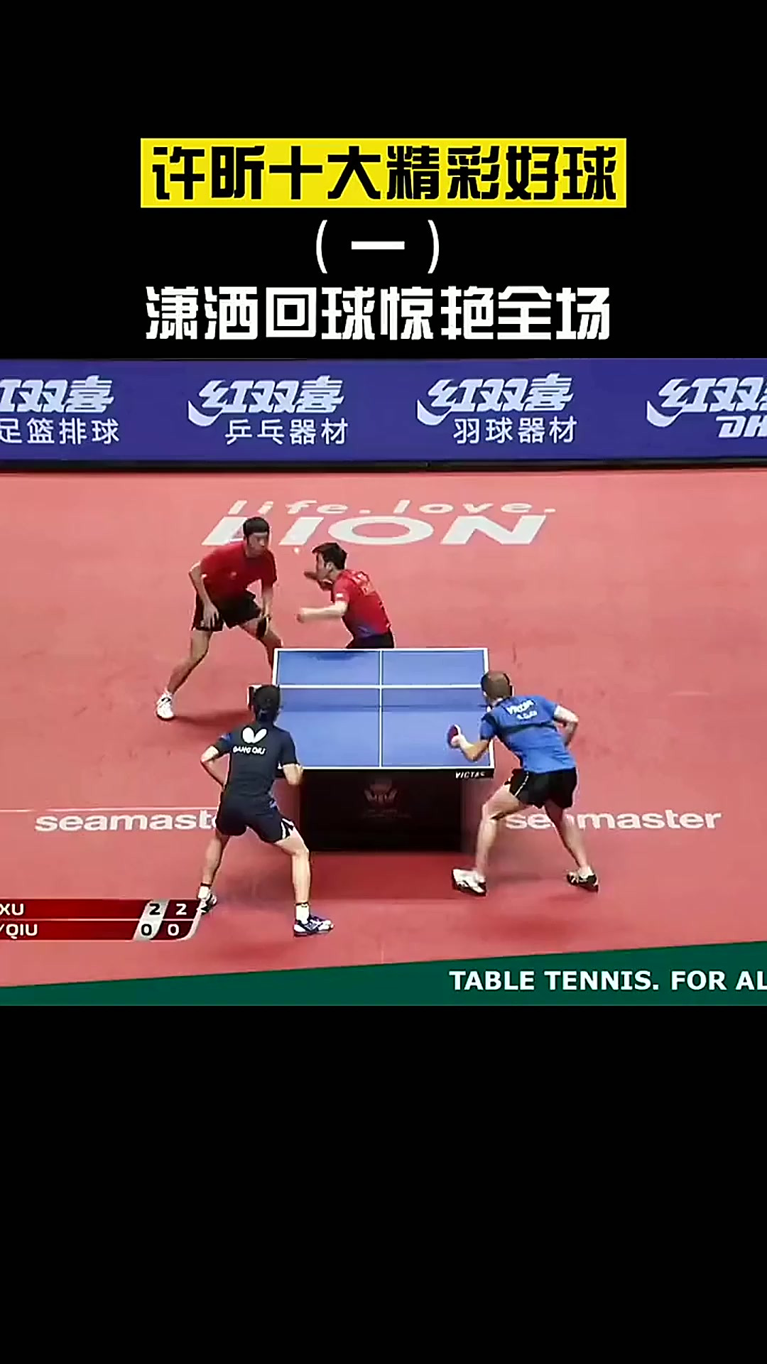 奥地利乒乓球队翻盘德国乒乓球队,许昕三分雨点燃全场 奥地利乒乓球队翻盘德国乒乓球队,许昕三分雨点燃全场